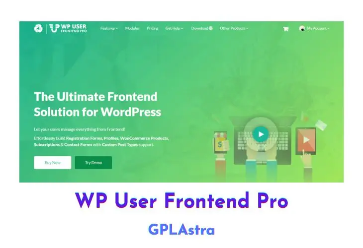 WP User Frontend Pro 4 WP User Frontend Pro