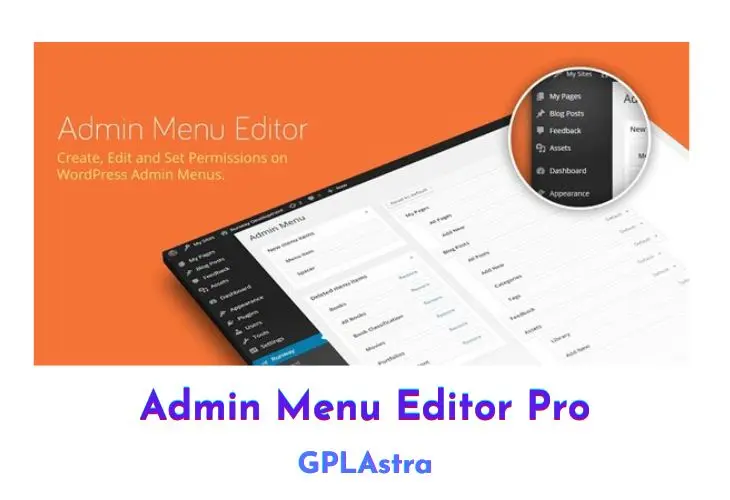 Admin Menu Editor Pro