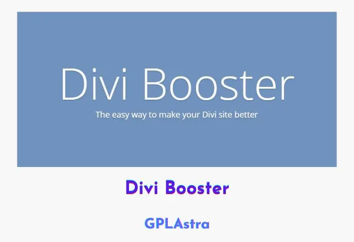Divi Booster