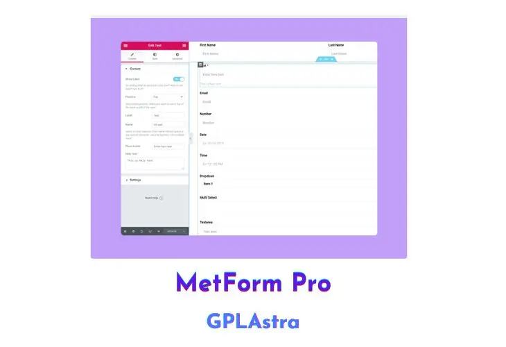 MetForm Pro