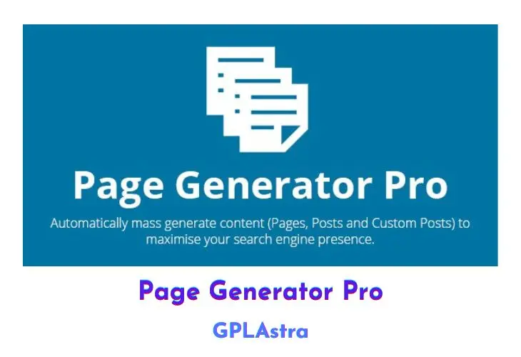 Page Generator Pro