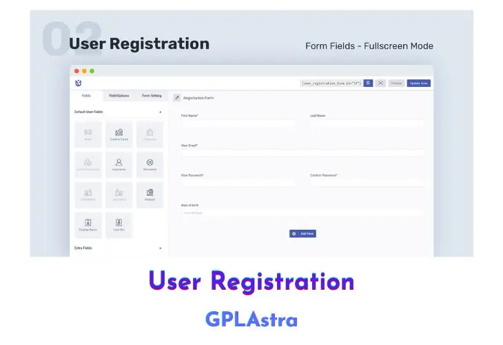 User Registration Pro