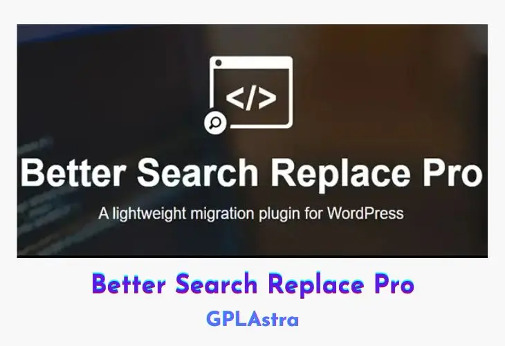 Better Search Replace Pro