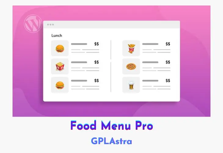 Food Menu Pro