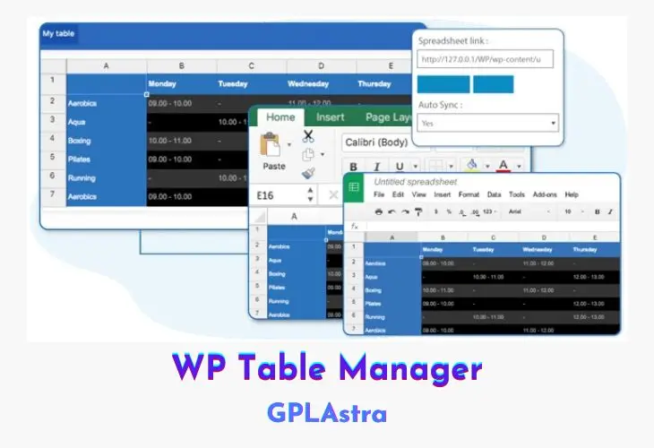 WP Table Manager