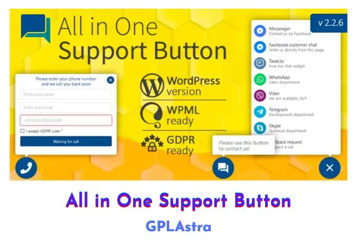 All in One Support Button