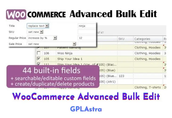 WooCommerce Advanced Bulk Edit