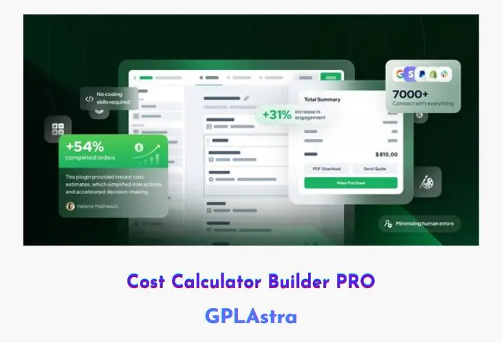 Cost Calculator Builder PRO