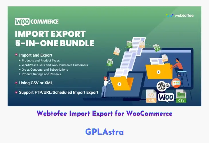 Webtofee Import Export for WooCommerce