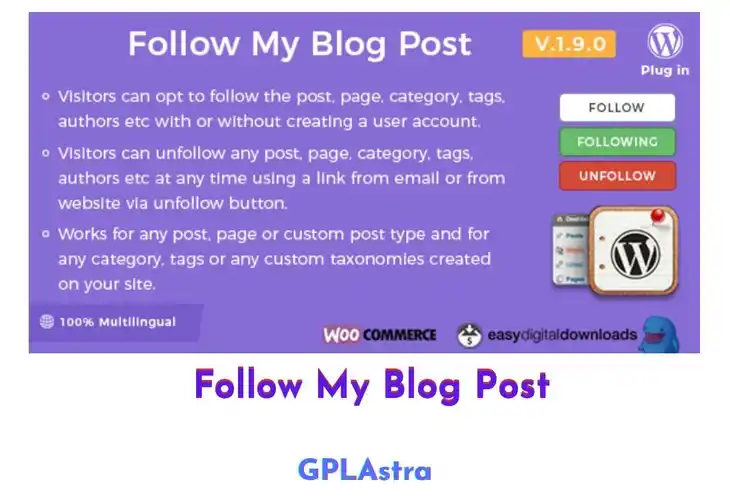 Follow My Blog Post