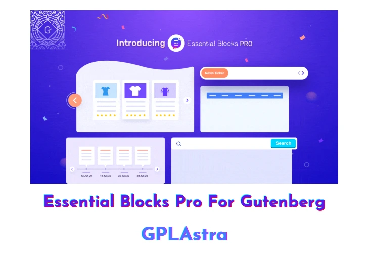 Essential Blocks Pro For Gutenberg