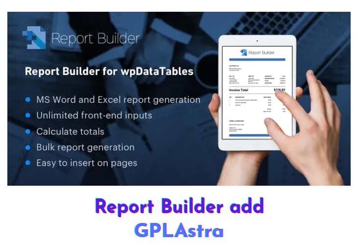 Report Builder add