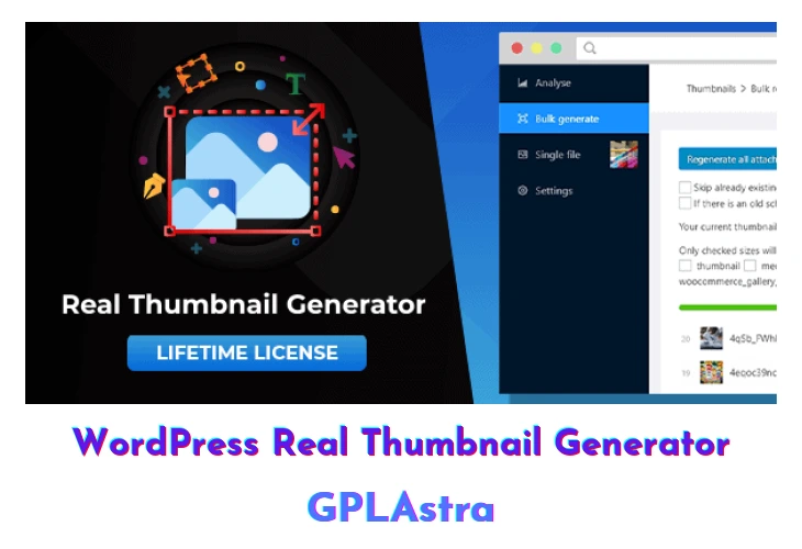 WordPress Real Thumbnail Generator