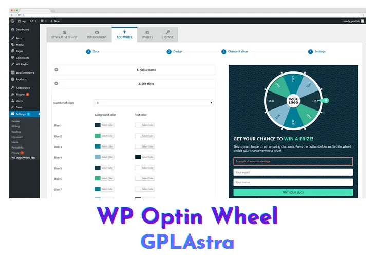 WP Optin Wheel 4 WP Optin Wheel